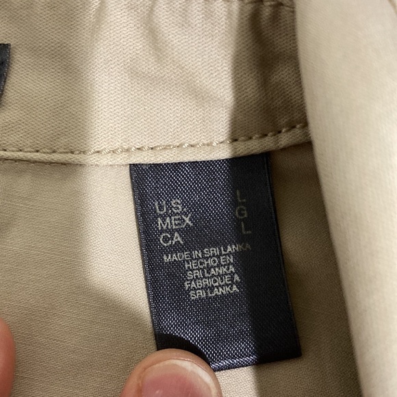 Liz Claiborne cotton khaki utility jacket - Picture 7 of 11